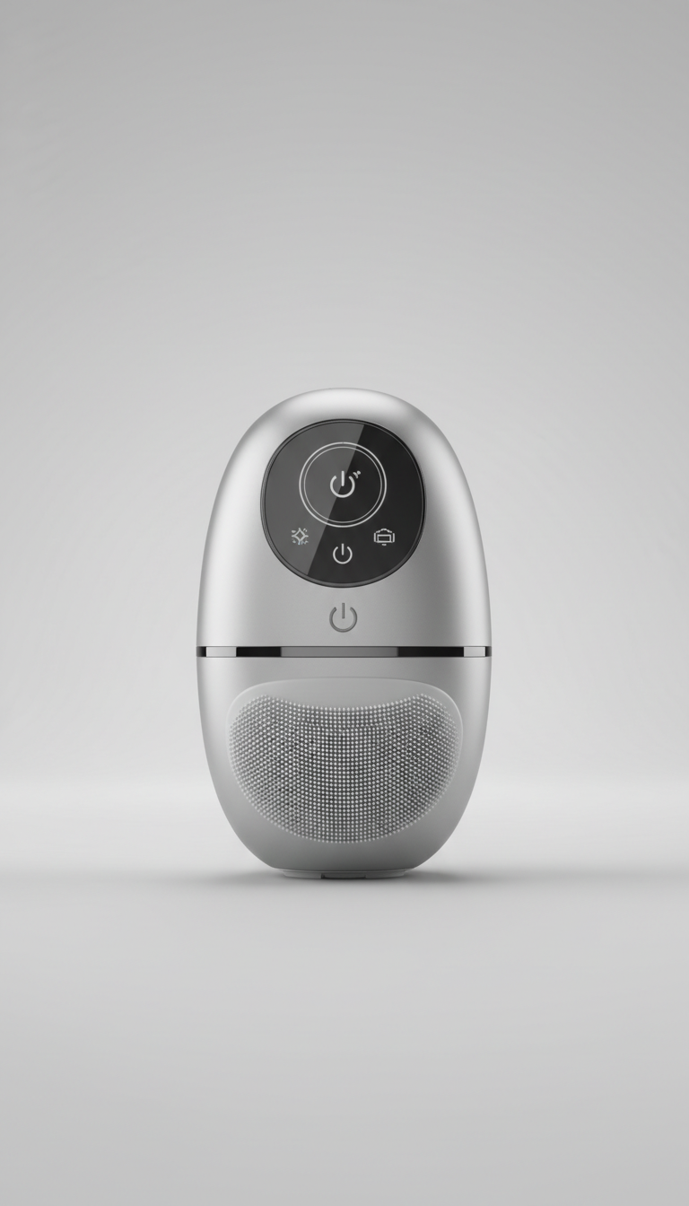 Automated Facial Cleanser in Matte Polycarbonate